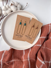 Load image into Gallery viewer, Distressed Brown Leather & Brass Oval Accent Earrings