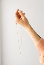 Load image into Gallery viewer, Brushed Brass Heart Necklace