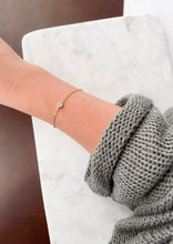 Load image into Gallery viewer, Gemstone Chain 18K Gold Plated Stainless Steel Bracelet