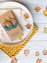 Load image into Gallery viewer, Distressed Camel & Silver Pine Teal Leather Eclipse Statement Earrings