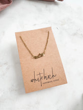 Load image into Gallery viewer, Raw Brass Mountain Necklace