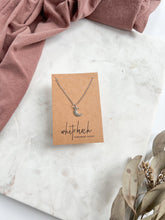 Load image into Gallery viewer, Silver Crescent Moon Necklace