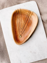 Load image into Gallery viewer, Triple Chain Hammered Disc 18K Gold Plated Stainless Steel Necklace