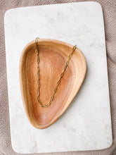 Load image into Gallery viewer, Paperclip Chain 18K Gold Plated Stainless Necklace