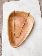 Load image into Gallery viewer, Paperclip Chain 18K Gold Plated Stainless Necklace