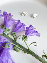 Load image into Gallery viewer, Silver Sunburst Stud Earrings