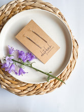 Load image into Gallery viewer, Silver Bar Earrings