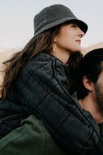 Load image into Gallery viewer, Mini Brass Circle & Bar Statement Earrings