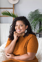 Load image into Gallery viewer, *SALE* Boho Aztec Black and White Print Cork Leather Earrings With Raw Brass Hook