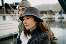 Load image into Gallery viewer, Mini Brass Circle & Bar Statement Earrings