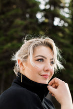 Load image into Gallery viewer, Brass Bar Earrings