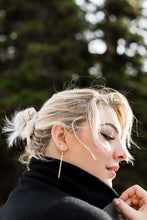 Load image into Gallery viewer, Brass Bar Earrings