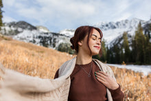 Load image into Gallery viewer, Silver Circle Necklace