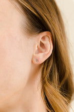 Load image into Gallery viewer, *SALE* Individual Tiny Letter Stud Earring - Uppercase Silver