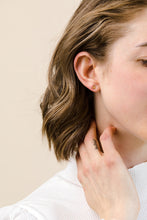 Load image into Gallery viewer, *SALE* Individual Tiny Letter Stud Earring - Uppercase Gold