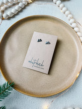 Load image into Gallery viewer, *SALE* Mini Black Mountain Stud Earrings