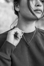 Load image into Gallery viewer, Brass Circle Necklace