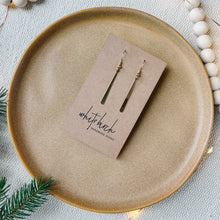 Load image into Gallery viewer, Brass Drop Earrings