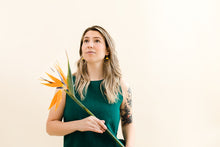 Load image into Gallery viewer, *SALE* Yellow Leather & Brass Circle Earrings With Raw Brass Hooks