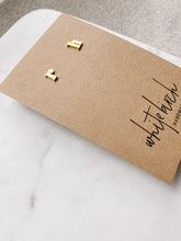 Load image into Gallery viewer, *SALE* Individual Gold Letter Stud Earring - Lowercase Gold