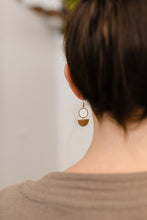 Load image into Gallery viewer, Brass Mini Circle Earrings