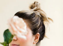 Load image into Gallery viewer, Mini Brass Heart Stud Earrings
