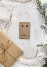 Load image into Gallery viewer, *SALE* Mini Black Mountain Stud Earrings