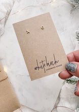 Load image into Gallery viewer, *SALE* Individual Tiny Letter Stud Earring - Uppercase Gold