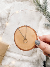 Load image into Gallery viewer, Silver Hexagon Necklace