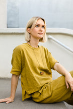 Load image into Gallery viewer, Geometric Brown & Teal Leather Necklace