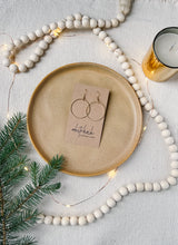Load image into Gallery viewer, Brass Circle Statement Earrings