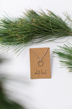 Load image into Gallery viewer, Silver Circle Necklace