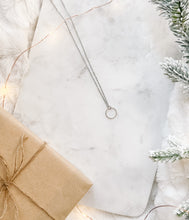 Load image into Gallery viewer, Silver Circle Necklace