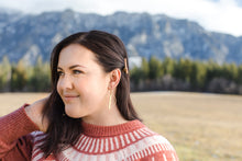 Load image into Gallery viewer, Brass Circle Bar Earrings