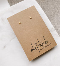 Load image into Gallery viewer, *SALE* Individual Tiny Letter Stud Earring - Uppercase Gold