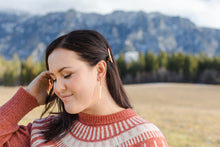 Load image into Gallery viewer, Brass Circle Bar Earrings