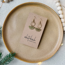 Load image into Gallery viewer, Brass Mini Circle Earrings