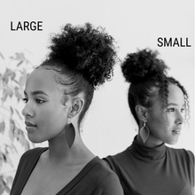 Load image into Gallery viewer, *SALE* Stone Grey Braided Pinched Leather Large Leaf Earrings With Raw Brass Hook