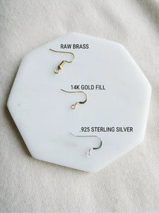 *SALE* Hair-On Hide Silver Leather Small Leaf Earrings