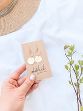 Load image into Gallery viewer, Brass Small Circle Earrings
