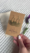 Load and play video in Gallery viewer, Sun Statement Earrings
