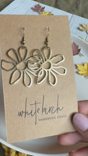 Load and play video in Gallery viewer, Whimsical Daisy Brass Earrings
