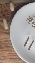 Load and play video in Gallery viewer, Whimsical Daisy Brass Earrings
